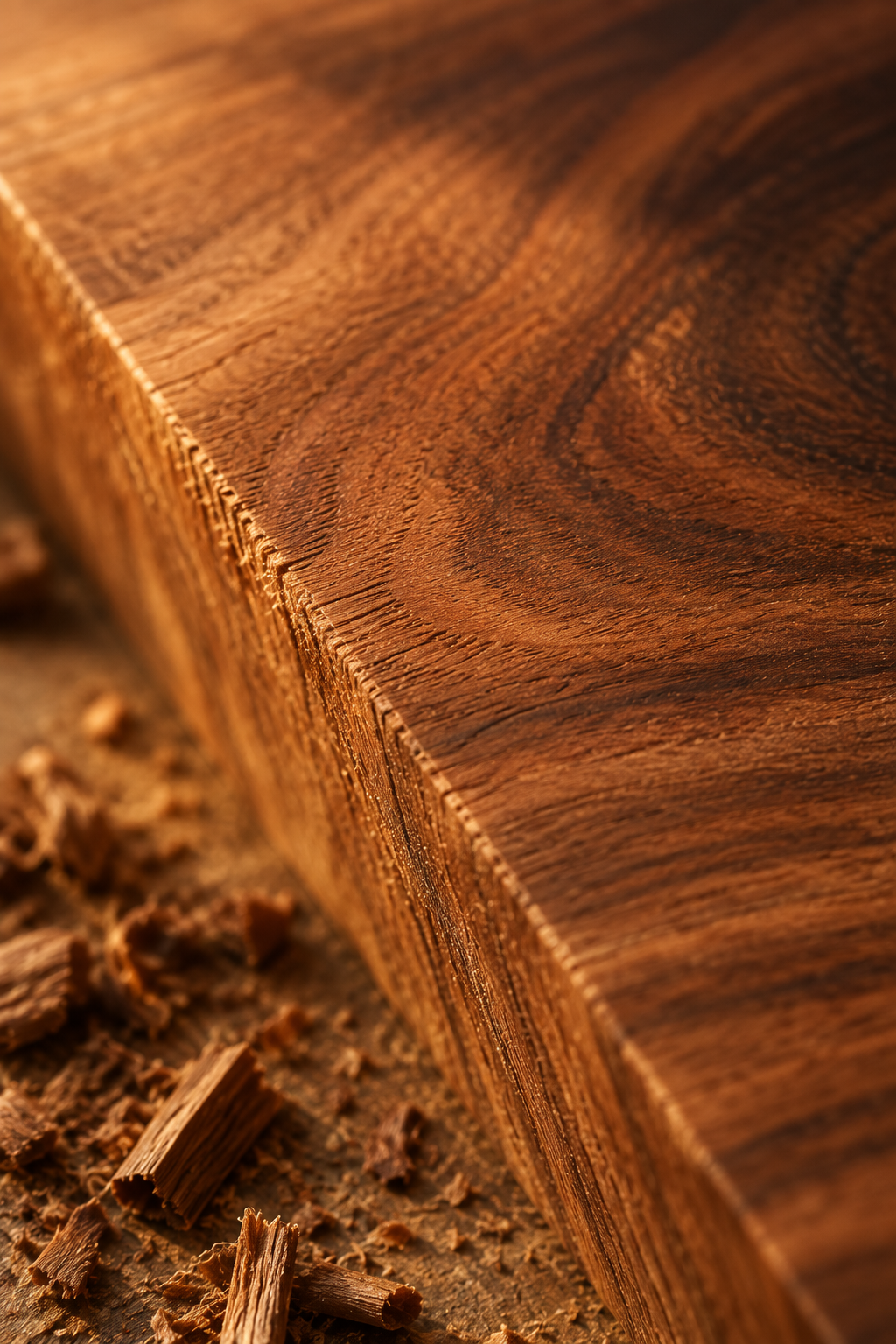 Timber stack and grain detail