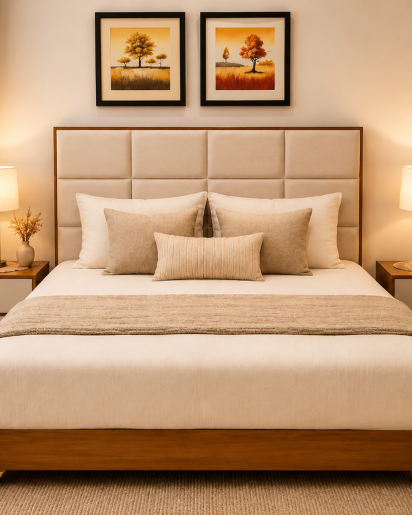 Modern Upholstered Platform Bed