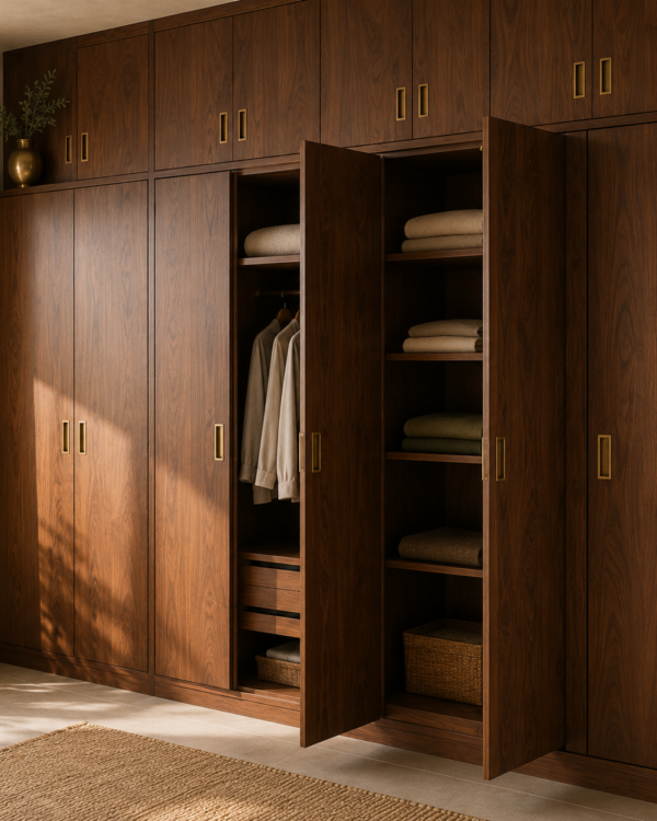 Fitted Wardrobe - Walnut